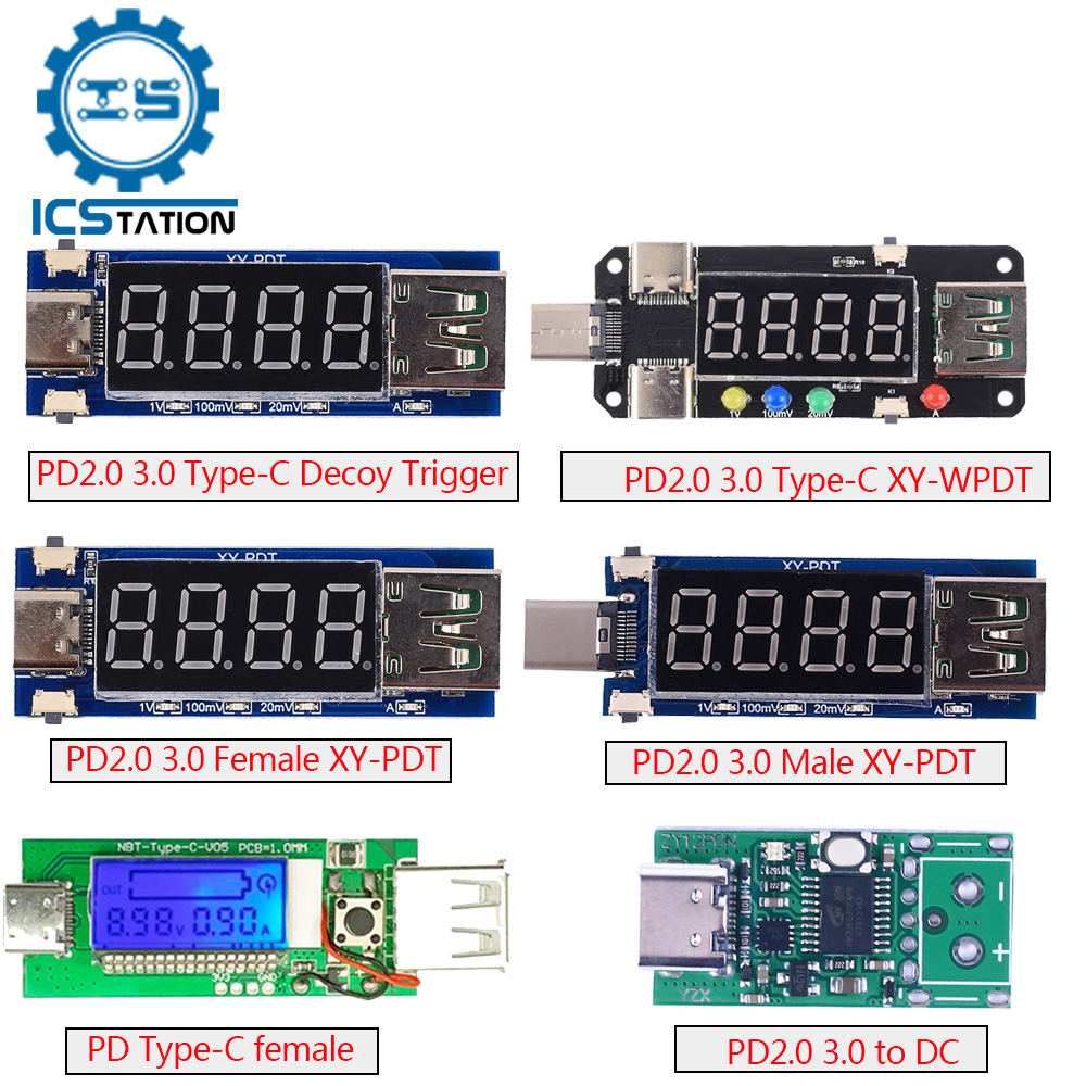 Usb Ammeter Tester - Usb tipo-c pd chamariz trigger board