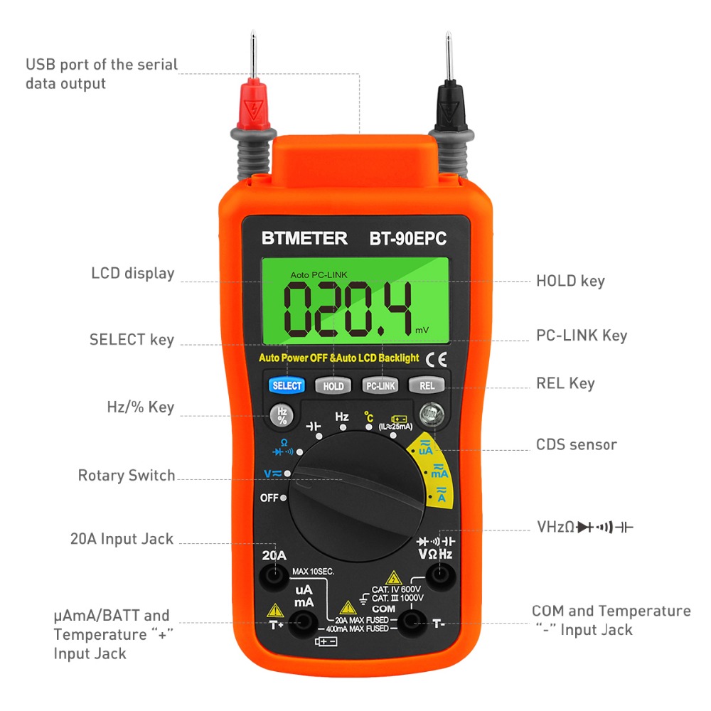 Multímetro Digital de Alcance  - Usb Ammeter Tester avaliação e preço