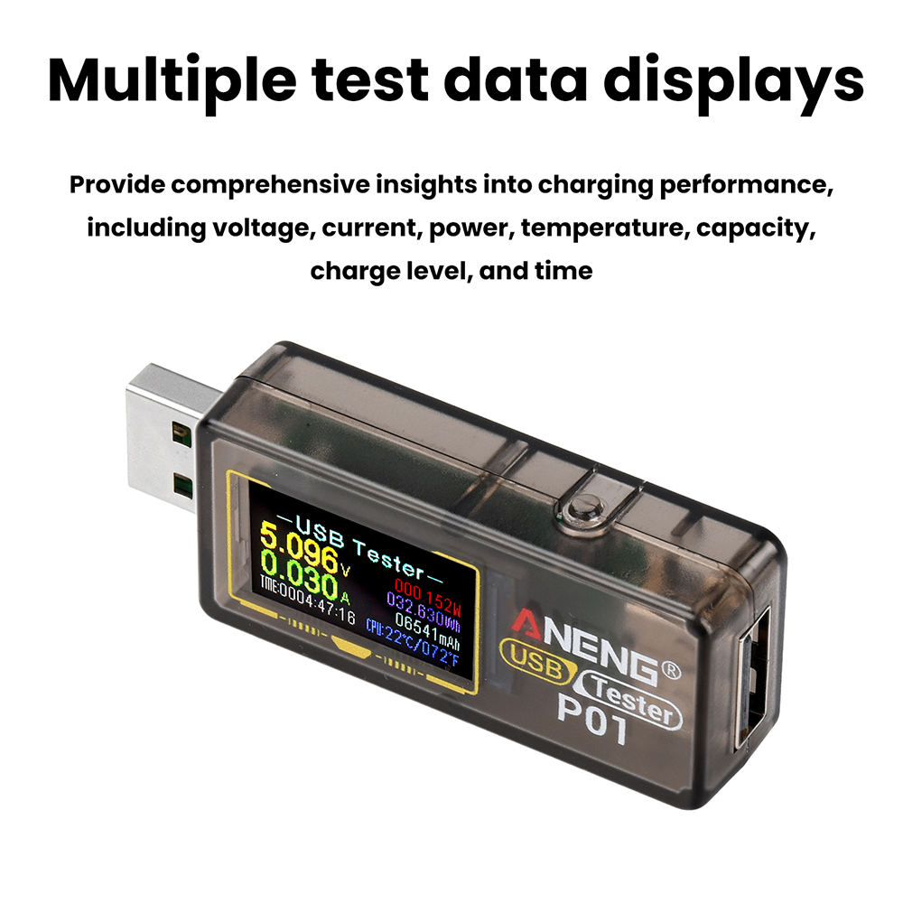 Testador Digital USB P01 com D - Usb Ammeter Tester avaliação e preço